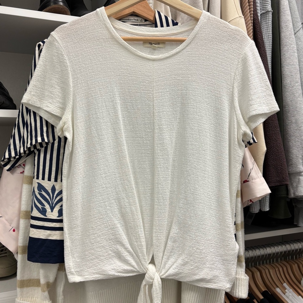 Madewell Front Knot Tee